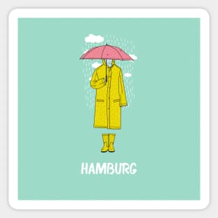 Rainy Hamburg Sticker